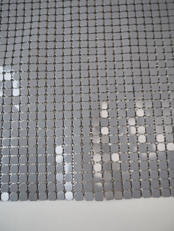 Grey Large Plastic Backed Chainmail