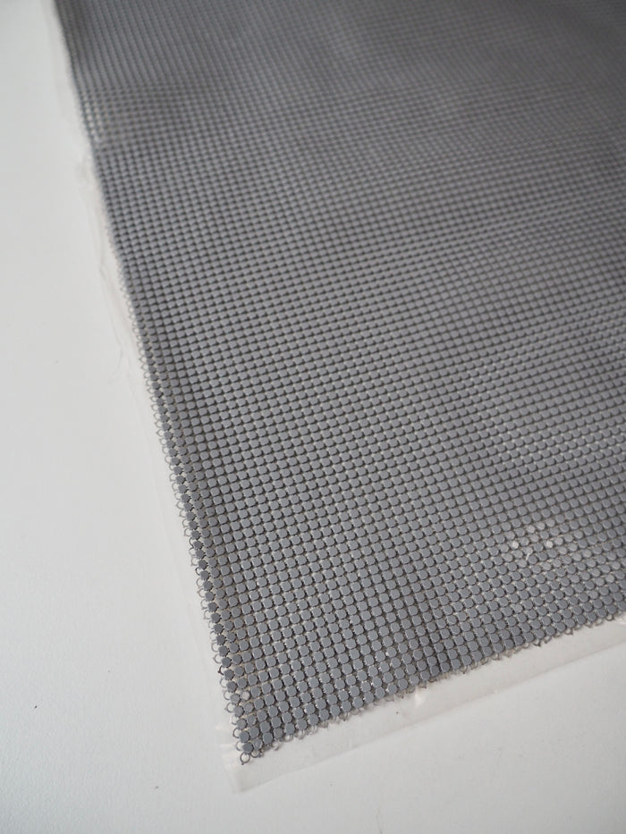 Grey Small Plastic Backed Chainmail