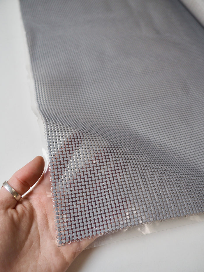 Grey Small Plastic Backed Chainmail