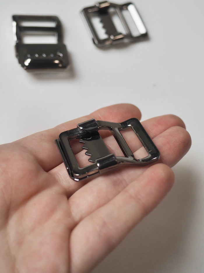Gunmetal Branded Sliding Ladder Lock 2cm