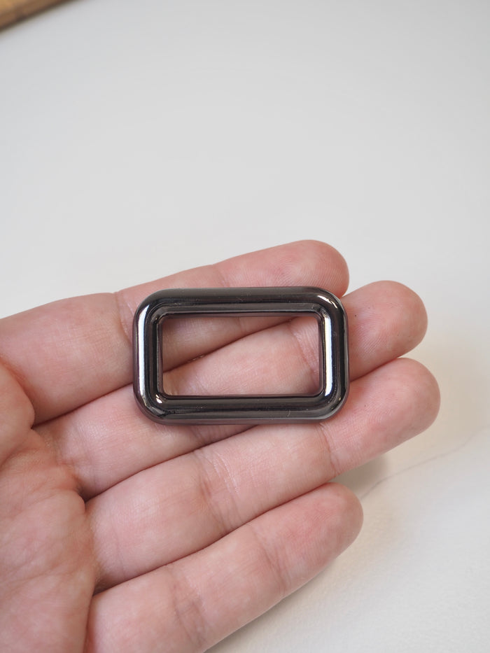 Gunmetal Rectangle Ring 42mm