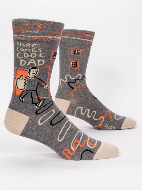 Here Comes Cool Dad Crew Socks - Ali's Wagon