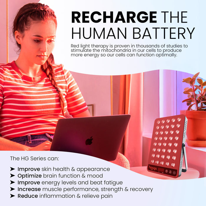 Hooga HG200 Red Light Therapy Device - Recharge Your Body at Home