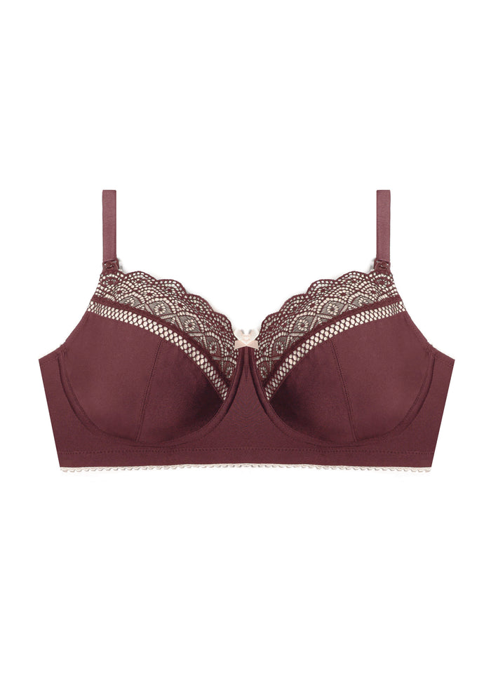Hotmilk Fig Show Off Wire-free Nursing Bra