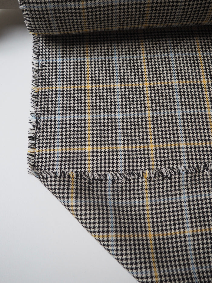 Houndstooth Check Cotton/Viscose
