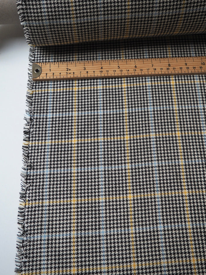 Houndstooth Check Cotton/Viscose