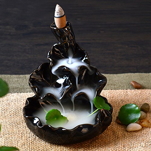 Incense: Back Flow Incense Cones and Burner (Backflow)