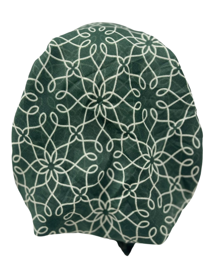 It's Younique PP-CHA-GN Green Chains Border Pre-Tied Bandanna with Velvet Grip Myselflingerie.com