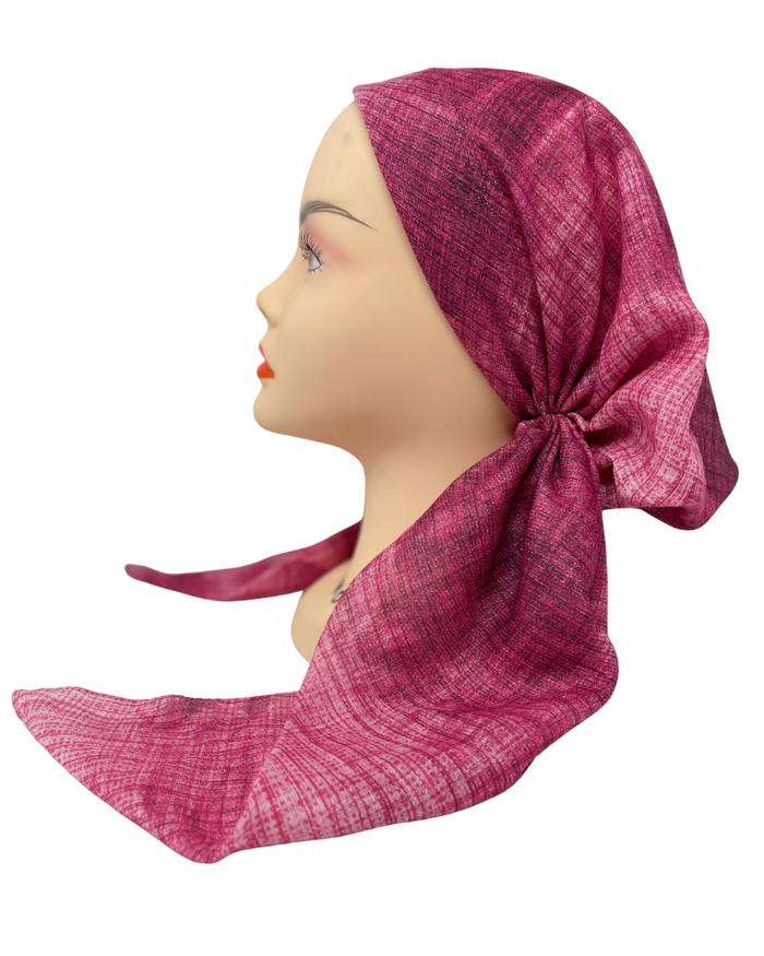 It's Younique PP-SHIM-OMPNK Pink Ombre Shimmer Pre-Tied Bandanna with Velvet Grip Myselflingerie.com
