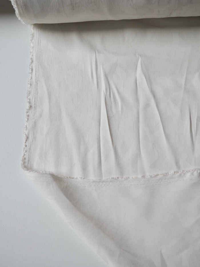 Ivory Camouflage Jacquard