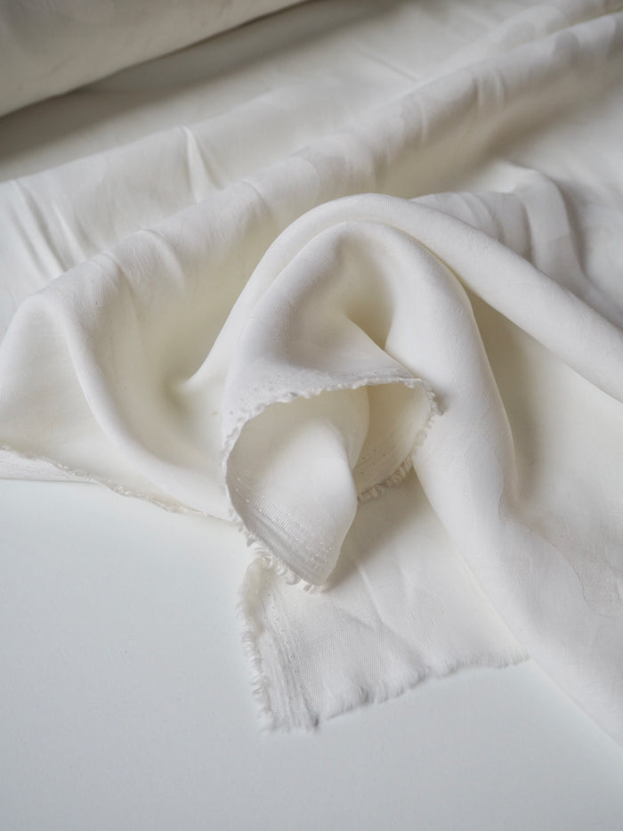 Ivory Camouflage Jacquard
