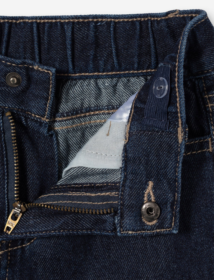Jean à jambe large en denim pour fille