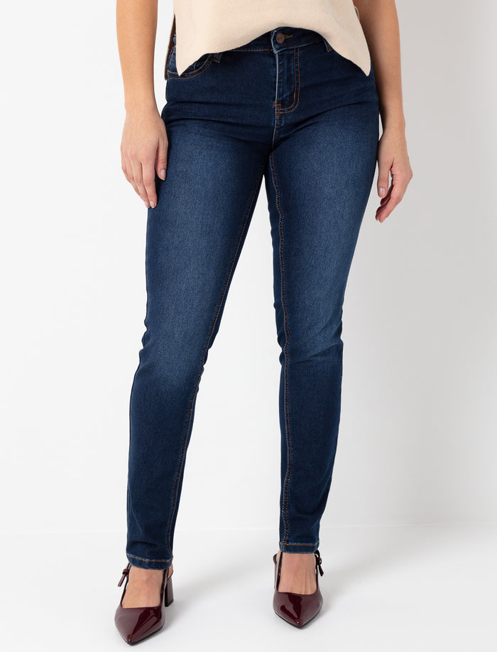 Jean skinny à taille régulière