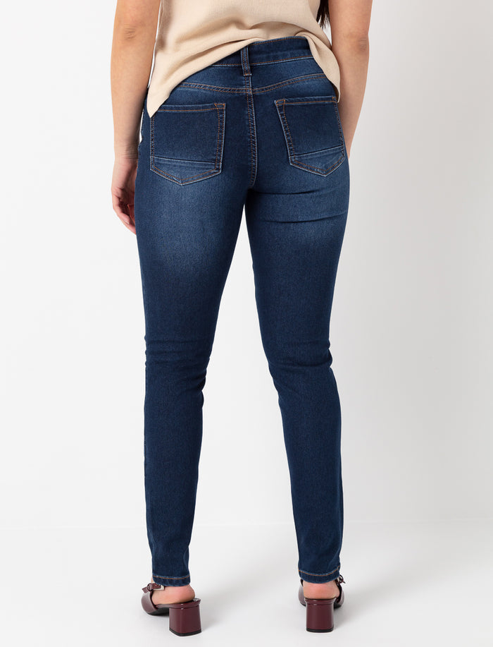 Jean skinny à taille régulière