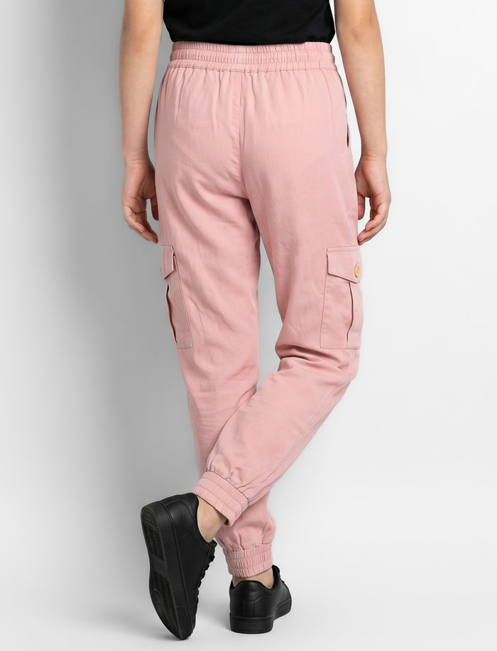 Jogger cargo à taille élastique