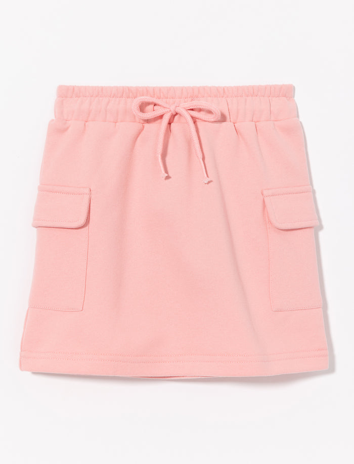 Jupe unie à taille élastique - petite fille