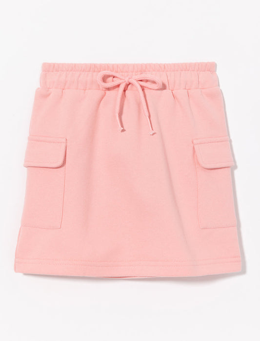 Jupe unie à taille élastique - petite fille
