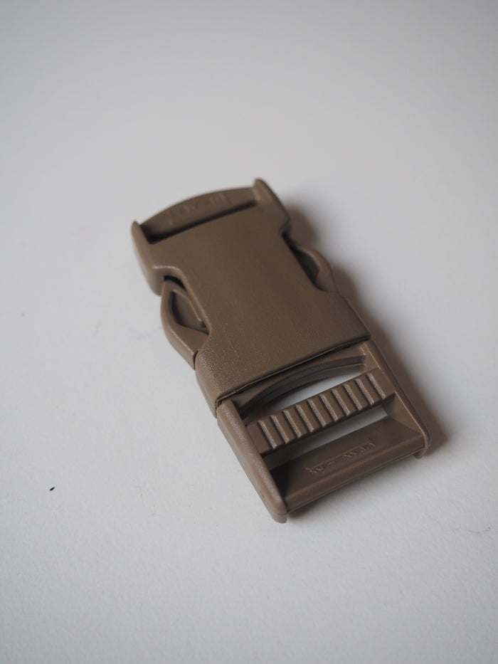 Khaki Green Squared Side Release Buckle 25mm