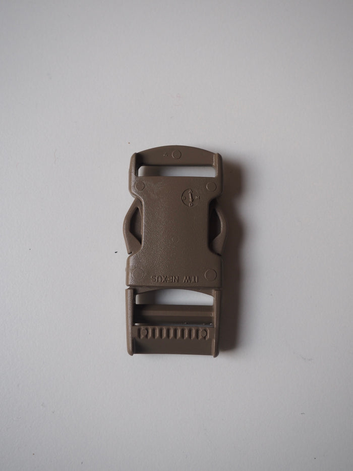 Khaki Green Squared Side Release Buckle 25mm