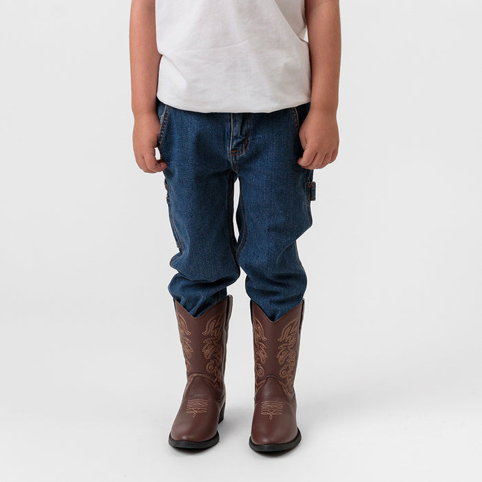 Deer Stags Kids Ranch in Dark Brown