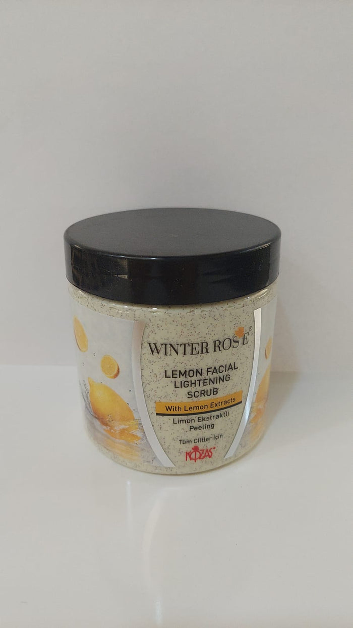 Kontes Winter Rose Lemon Facial Lightening Scrub 500 gr - Aegean Vibe