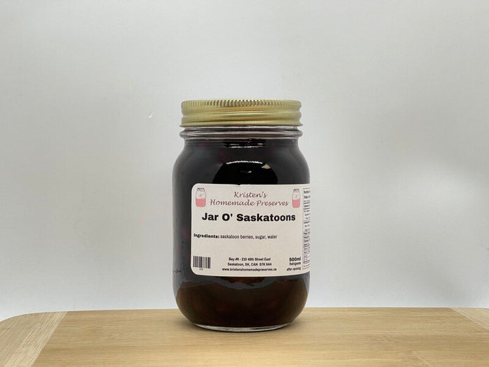 Jar o' Saskatoons (500ml)