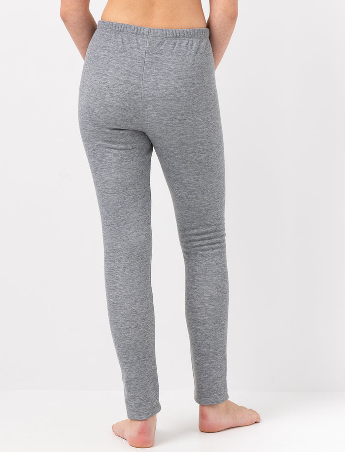 Legging long doublé en peluche