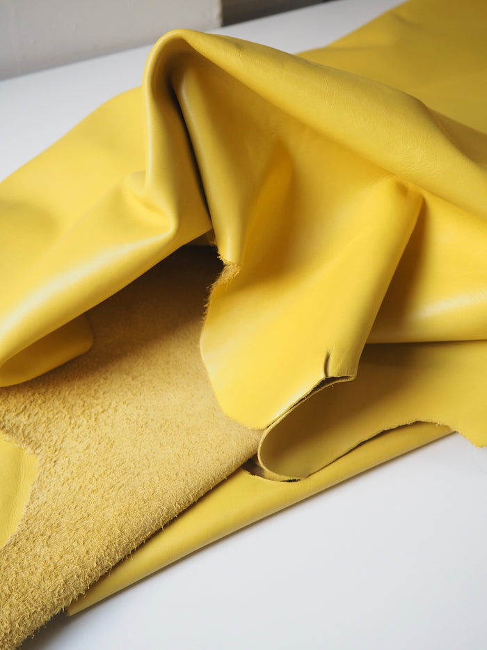 Lemon Smooth Calfskin