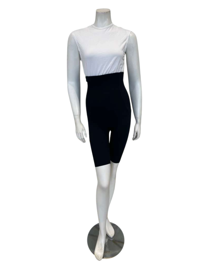 Leonisa 012940 Black Extra High Waisted Firm Support Shorts Myselflingerie.com
