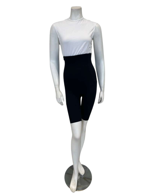 Leonisa 012940 Black Extra High Waisted Firm Support Shorts Myselflingerie.com