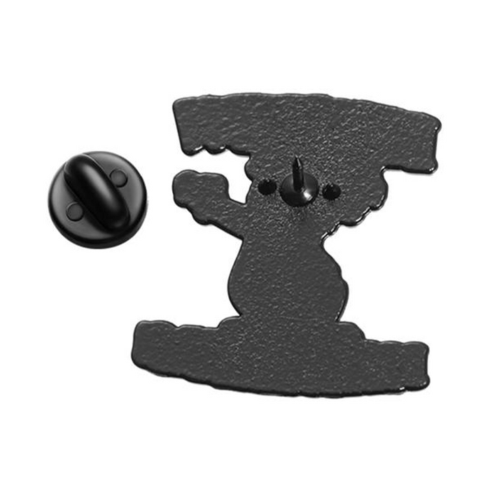 Letter & Cartoon Duck Design Brooch