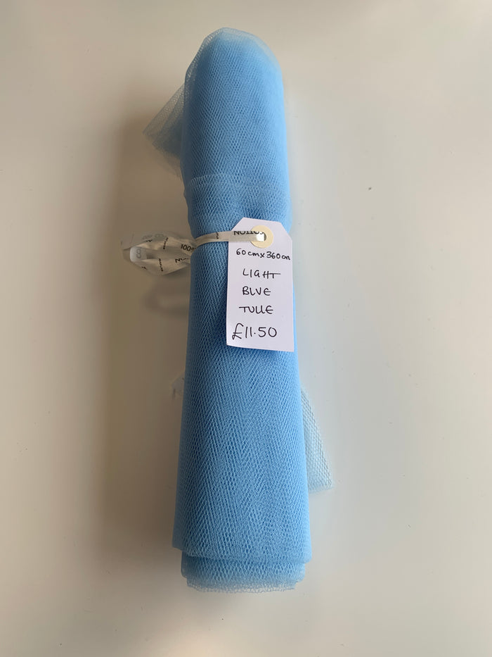 Light Blue Tulle Remnant