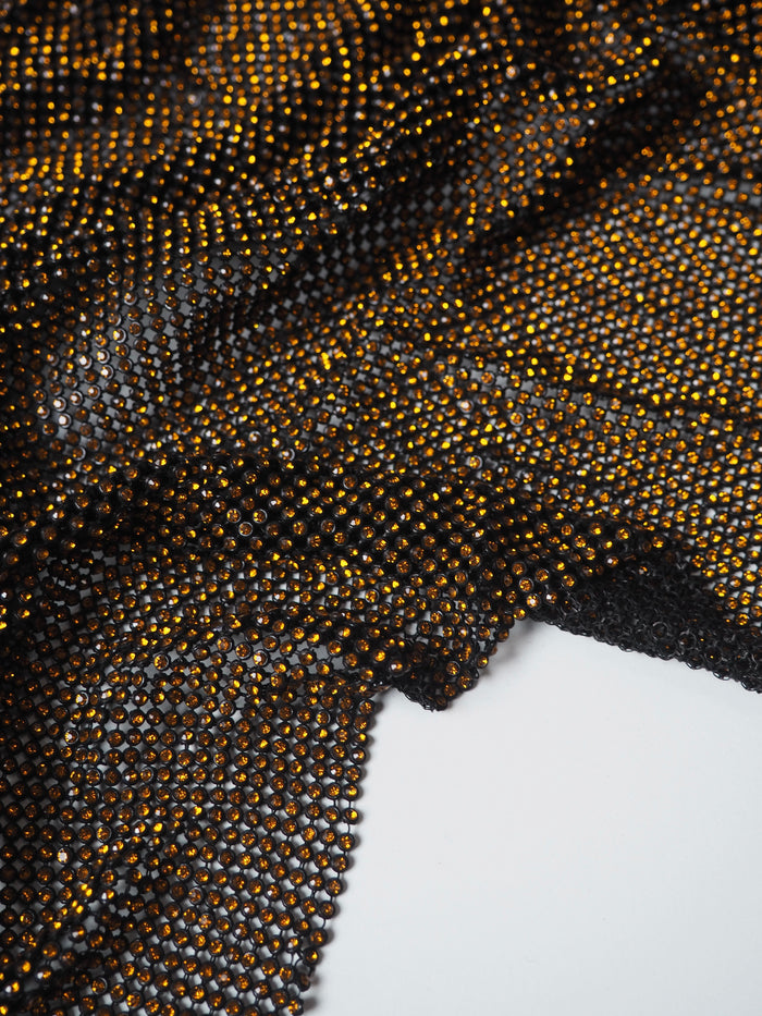 Light Orange Crystal Black Chainmail