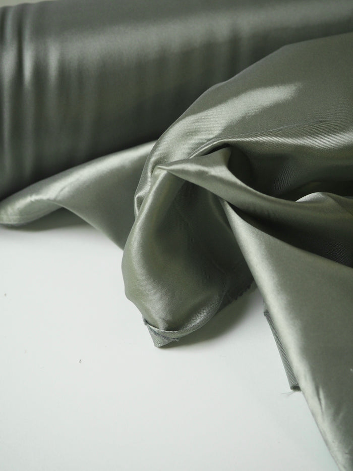 Light Sage Stretch Acetate Satin Twill Lining