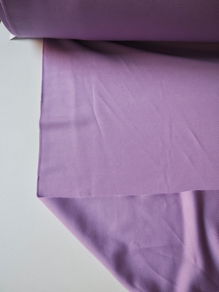 Lilac Viscose Satin Twill Jersey