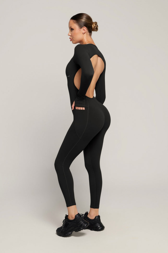 Long Sleeve Jumpsuit - BlackKG21 - BLA - XS/SKATE GALLIANO