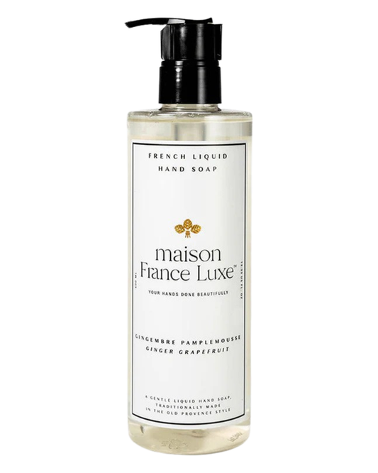 Maison France Luxe MFL1004-GINGER Gingembre Pamplemousse Liquid Hand Soap Myselflingerie.com