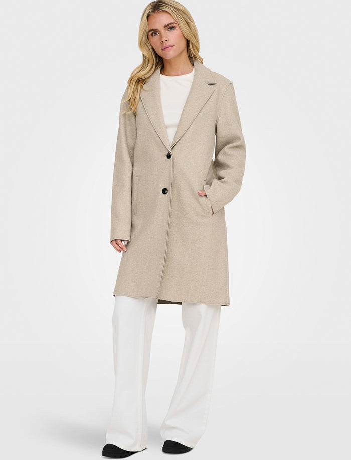 Manteau long à boutons