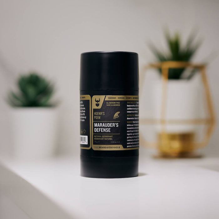 Marauder's Defense - Natural Deodorant For Men, image 2. The Beard Struggle