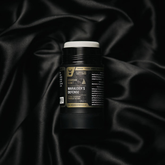 Marauder's Defense - Natural Deodorant For Men, image 3. The Beard Struggle