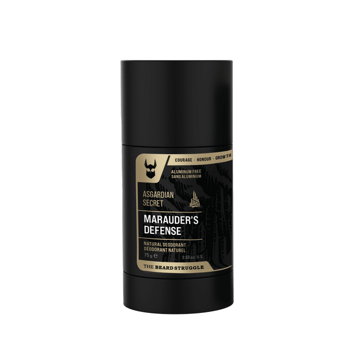 Marauder's Defense - Natural Deodorant For Men in Asgardian Secret scent. The Beard Struggle