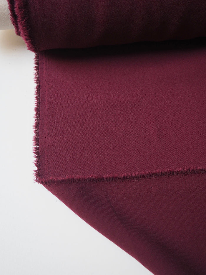 Maroon Mediumweight Crepe