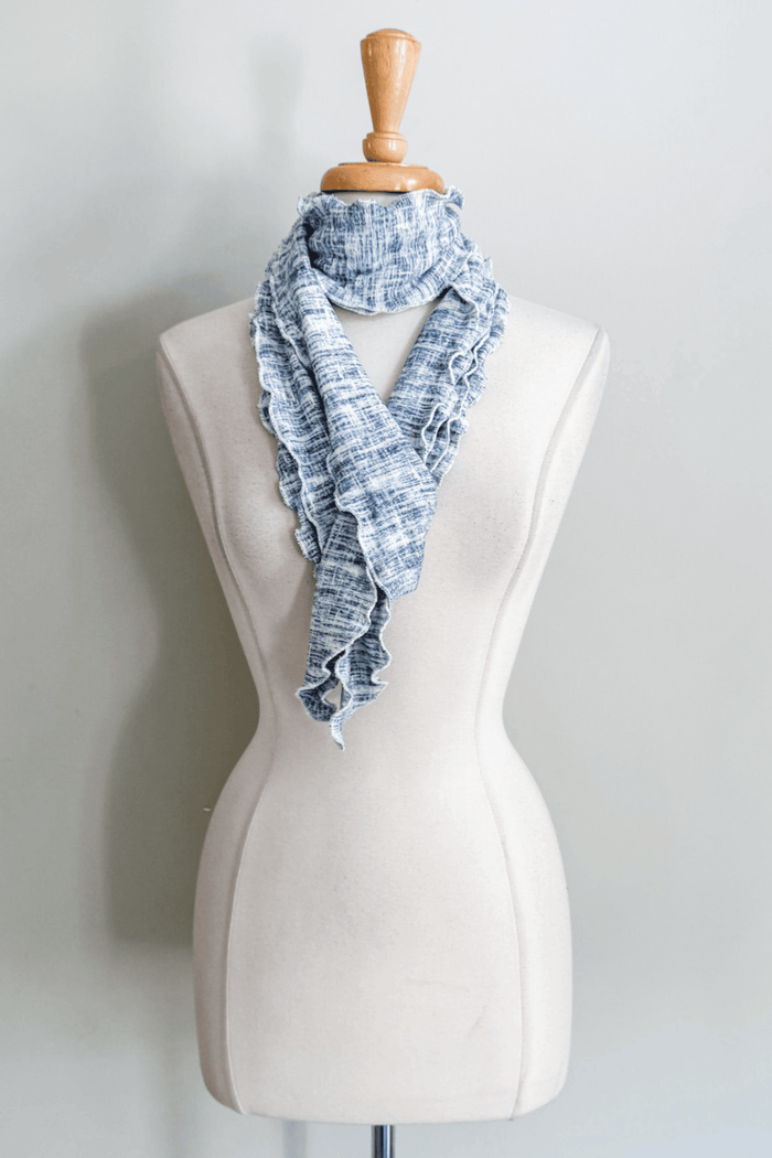 Sash Belt in Sky Linen print from Diane Kroe