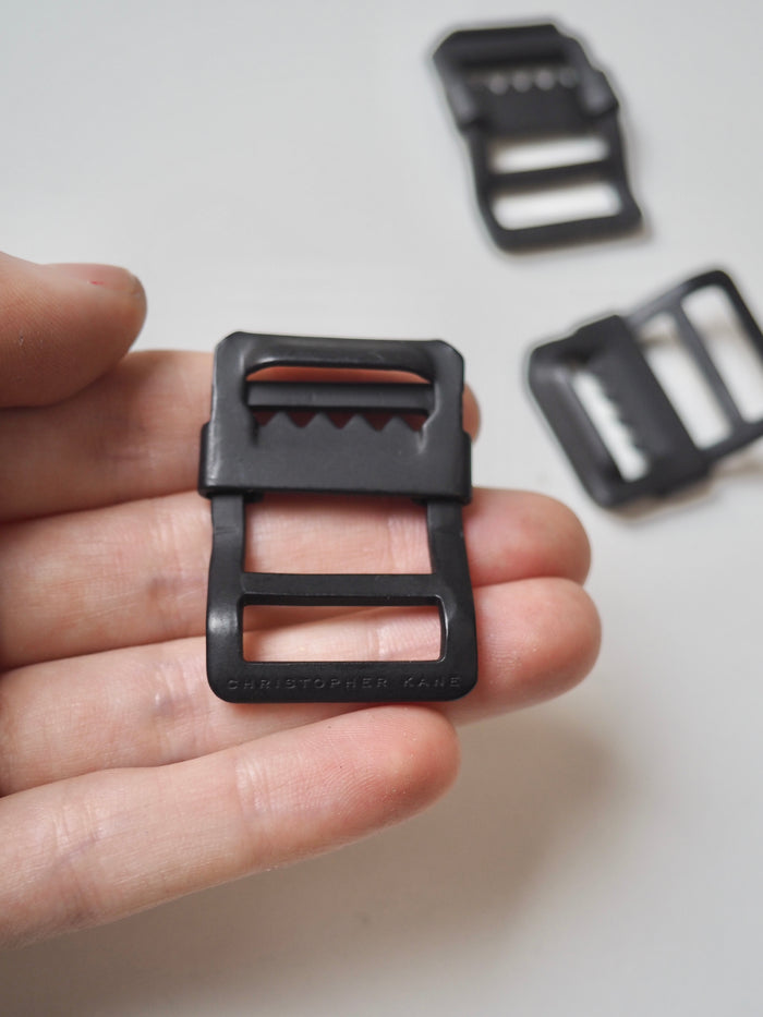 Matte Black Branded Sliding Ladder Lock 2cm