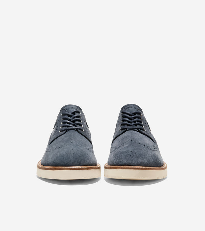 C36045:NAVY BLAZER SUEDE/ALABASTER GLEAM