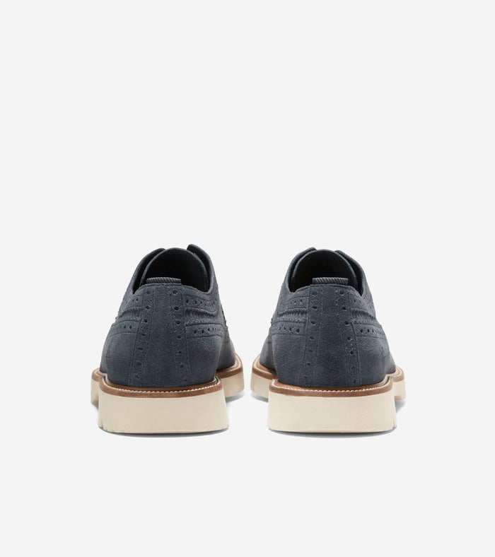 C36045:NAVY BLAZER SUEDE/ALABASTER GLEAM