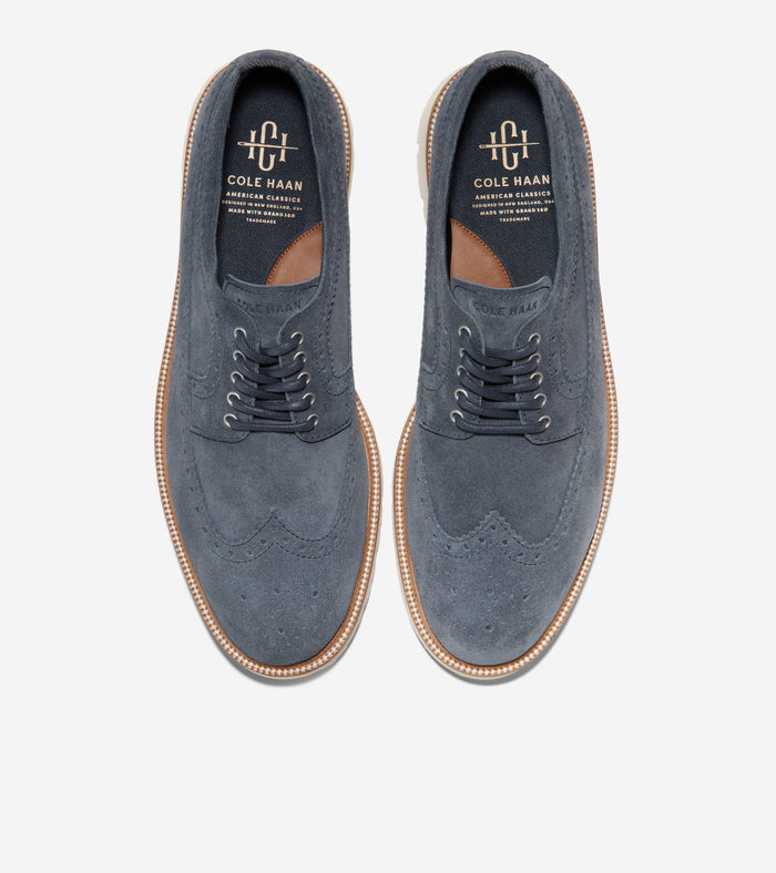 C36045:NAVY BLAZER SUEDE/ALABASTER GLEAM