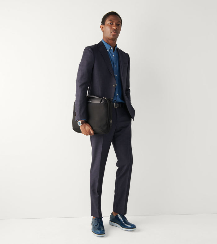 C37856:NAVY BLAZER/ENSIGN BLUE BRUSHOFF/HEATHER
