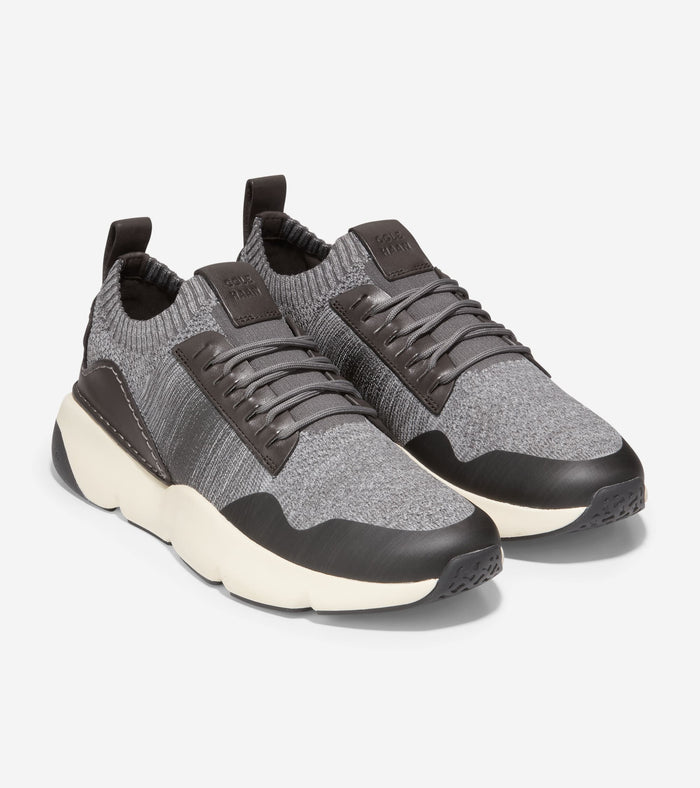 C36455:GRAY PINSTRIPE/QUIET SHADE/SLEET KNIT/BLACK/IVORY