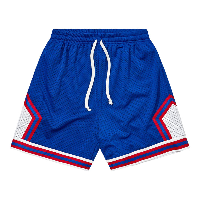 M / Blue with White Piping